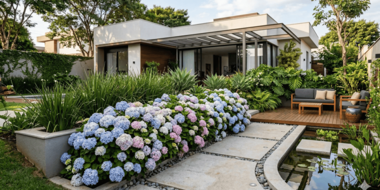 A presença de jardins em casas urbanas e rurais voltou a ganhar relevância