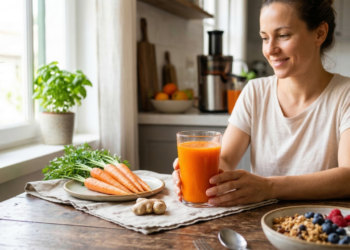Suco de cenoura: entenda os benefícios e qual a quantidade recomendada para consumo diário