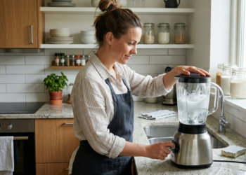 Como limpar o liquidificador em menos de 1 minuto usando apenas água e detergente