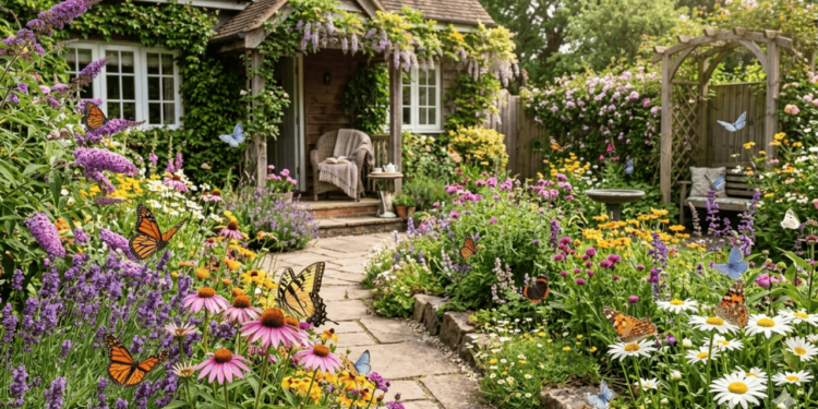 Para que as borboletas se interessem pelo seu jardim, não basta ter flores bonitas