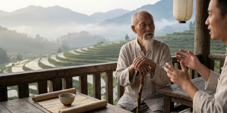 Reflexão de Lao Tsé: “Quem fala pouco costuma entender mais do que aparenta.”