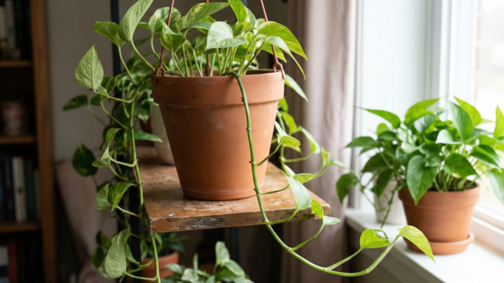 Como fazer sua jiboia ficar cheia e pendente mesmo quando os ramos começam a ficar ralos ou com folhas espaçadas