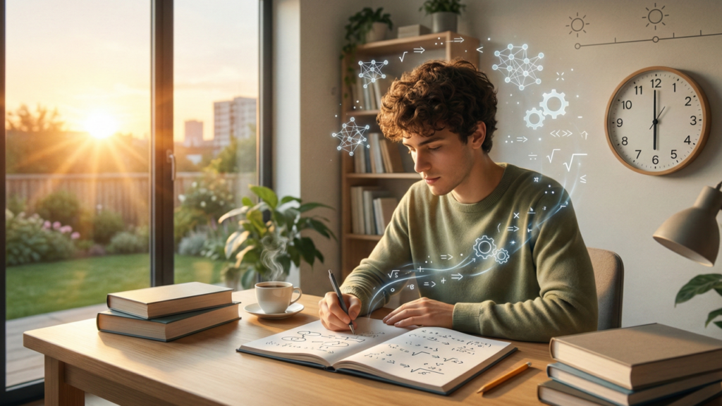 O melhor horário do dia para estudar e melhorar a memória, segundo a ciência