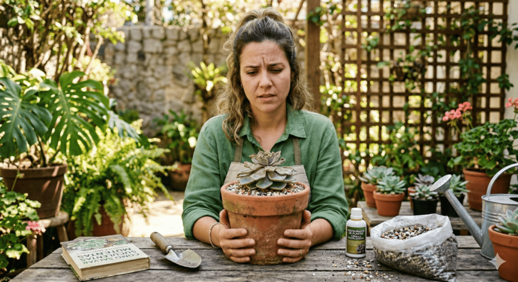 Se a sua suculenta está murchando, veja como recuperá-la antes que apodreça
