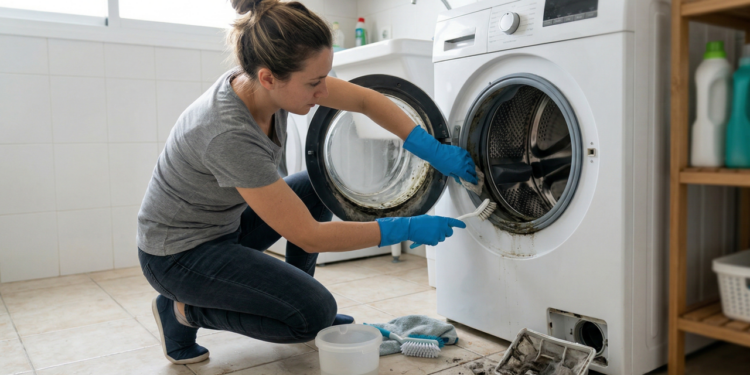 As partes da máquina de lavar que quase ninguém limpa e deixam as roupas com cheiro ruim