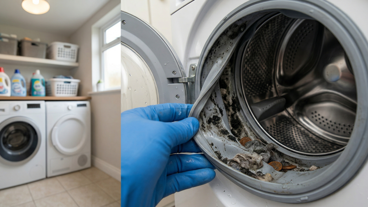 As partes da máquina de lavar que quase ninguém limpa e deixam as roupas com cheiro ruim