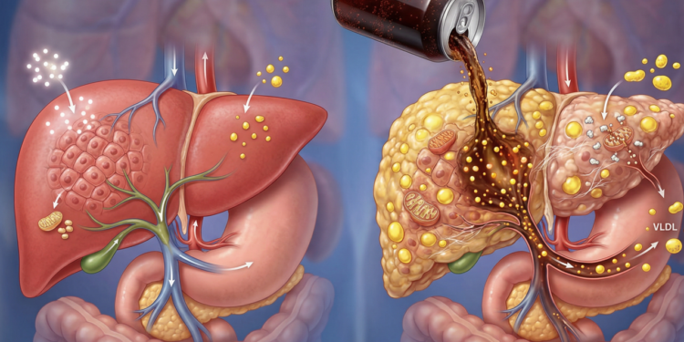 O que acontece com o fígado e o metabolismo de quem consome refrigerante todos os dias