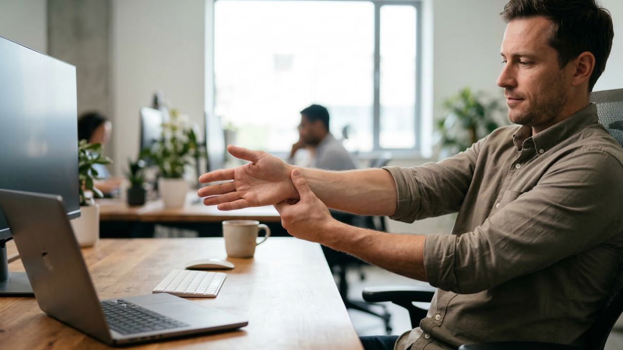 O que é síndrome do túnel do carpo e por que ela pode causar formigamento nas mãos durante a noite