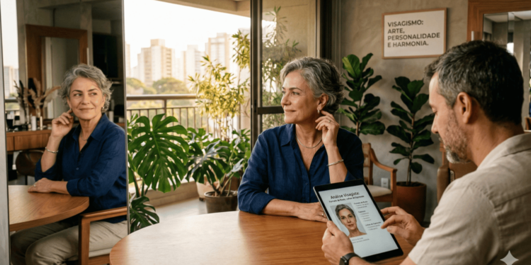 Visagismo é a arte de planejar corte, cor e jeito de arrumar o cabelo de acordo com o rosto