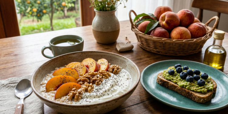 Pêssego na alimentação diária como aliado da saúde intestinal e cardiovascular