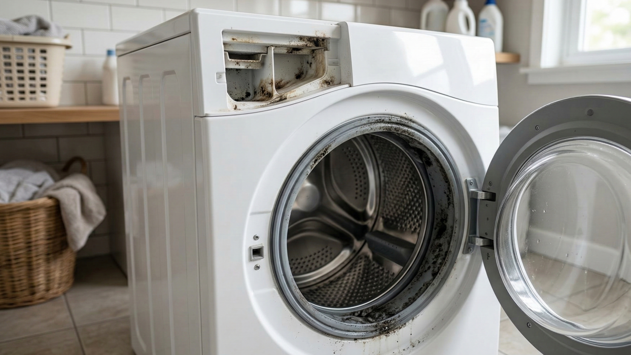 Poucas pessoas sabem por que é recomendável deixar a tampa da máquina de lavar aberta após o uso
