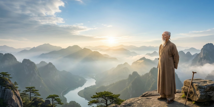 Citação do dia do filósofo chinês Lao Tzu: “Quando você se contenta em ser simplesmente você mesmo, o mundo inteiro se abre”