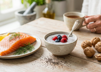 3 alimentos ricos em ômega-3 que podem beneficiar o cérebro após os 50 anos