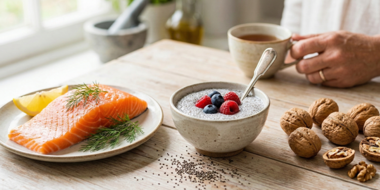 3 alimentos ricos em ômega-3 que podem beneficiar o cérebro após os 50 anos