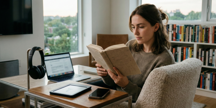 A psicologia comportamental afirma que pessoas que preferem ler livros físicos em vez de e-books não são resistentes à tecnologia