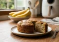 Este bolo de banana com 3 ingredientes na air fryer está surpreendendo quem quer sobremesa rápida e saudável