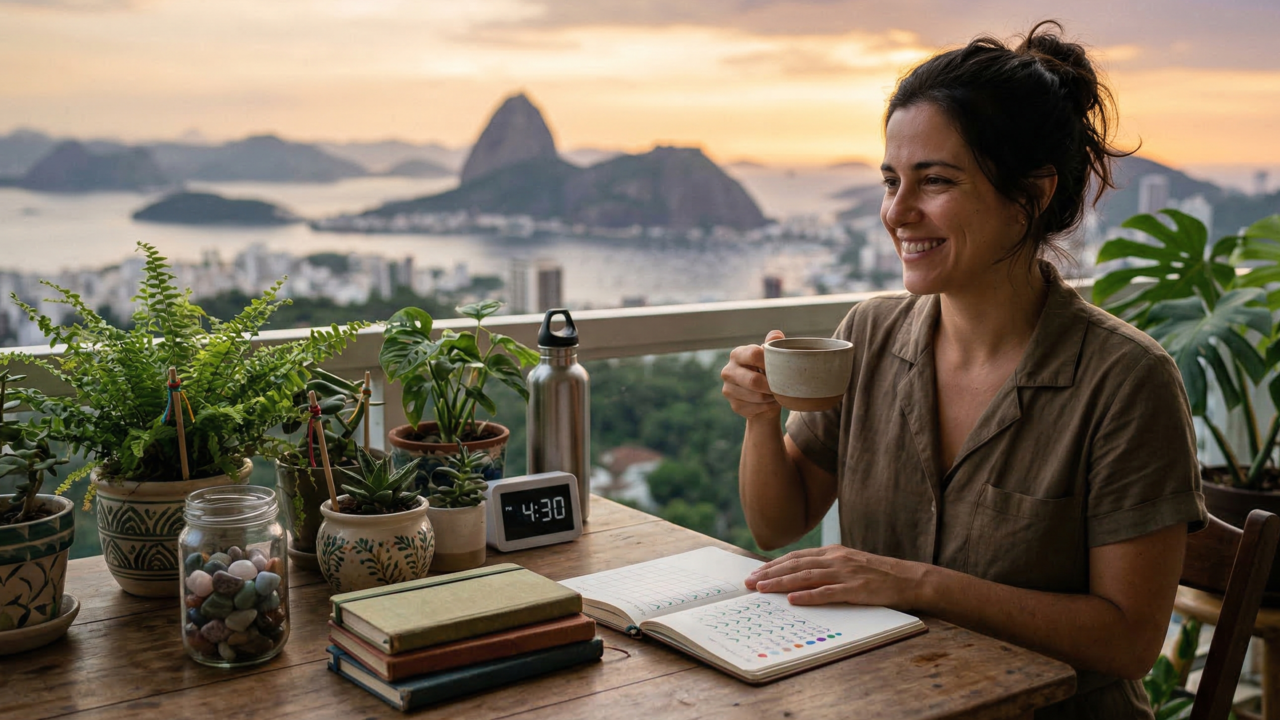 A vida não é sobre grandes mudanças repentinas, mas sobre pequenos hábitos diários que moldam quem você se torna