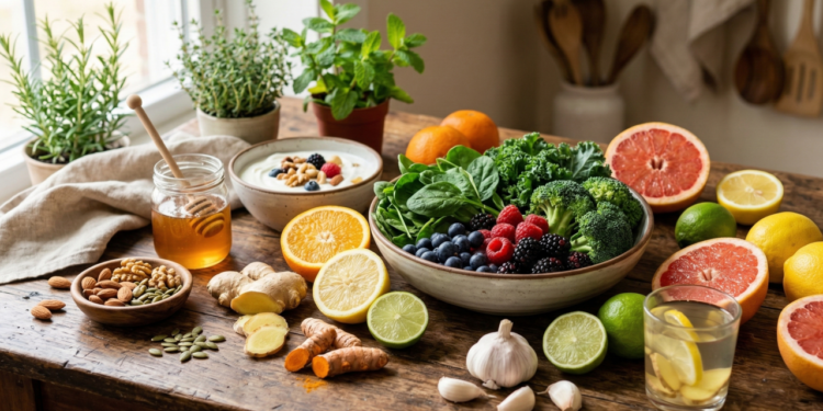 Certos alimentos ajudam a fortalecer o sistema imunológico e proteger o organismo