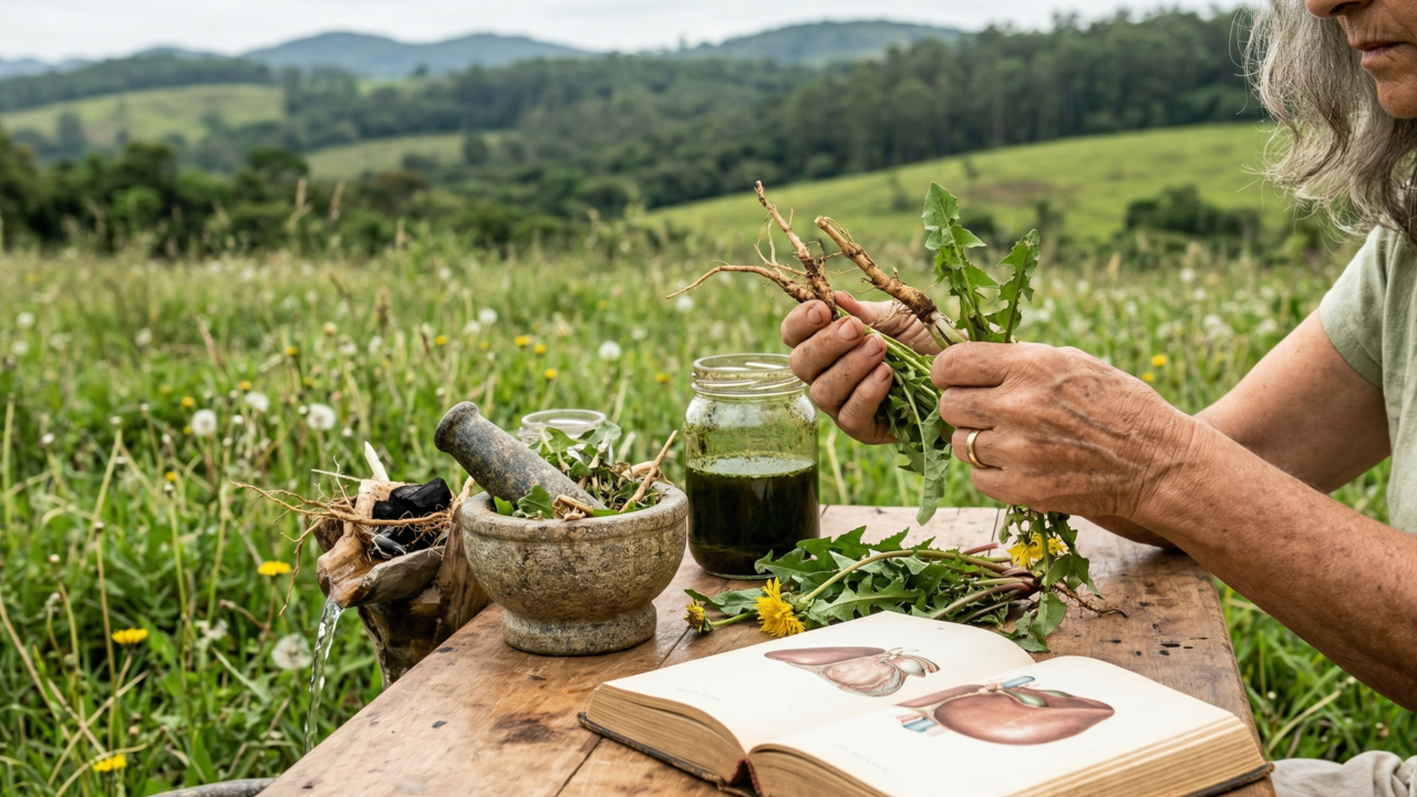 A erva natural que ajuda o fígado e pode reduzir a retenção de líquidos no dia a dia