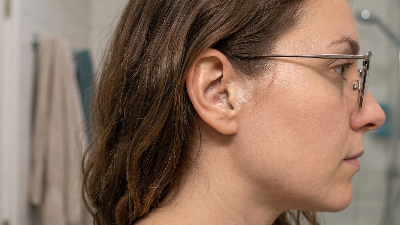 O que acontece quando você não limpa bem atrás das orelhas