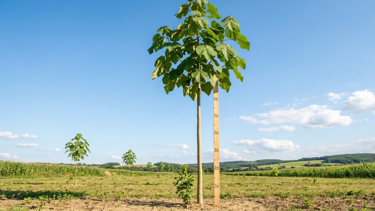 Qual é a árvore que cresce mais rápido do mundo