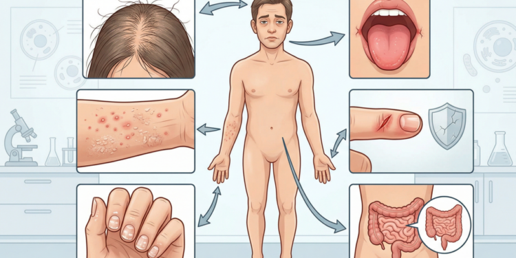 O que o corpo começa a mostrar quando você está com deficiência de zinco