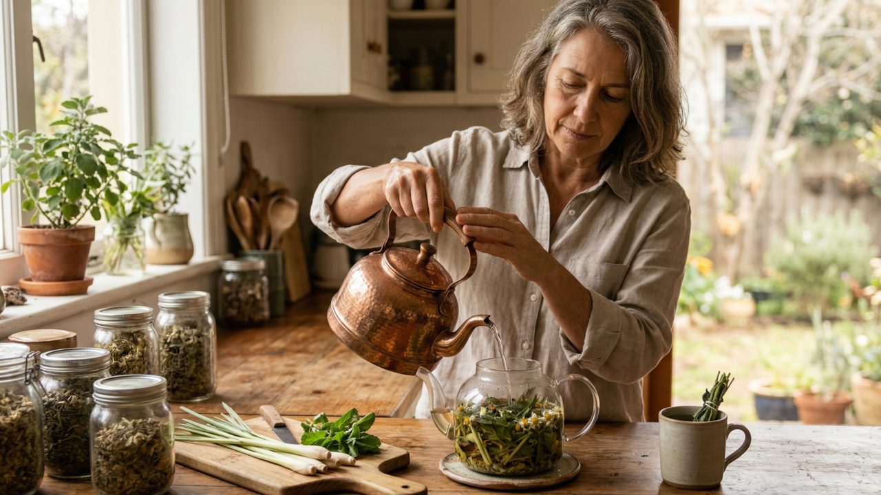 3 chás naturais ideais para ajudar a reduzir a gordura no fígado e fáceis de preparar em casa 