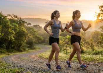 O melhor horário para fazer caminhada e acelerar a queima de gordura abdominal