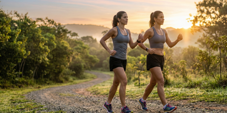O melhor horário para fazer caminhada e acelerar a queima de gordura abdominal