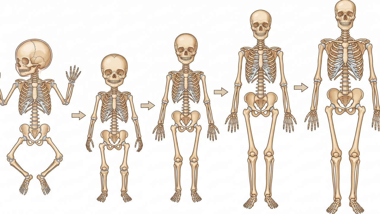 Quantos ossos existem no corpo humano e qual a função do esqueleto