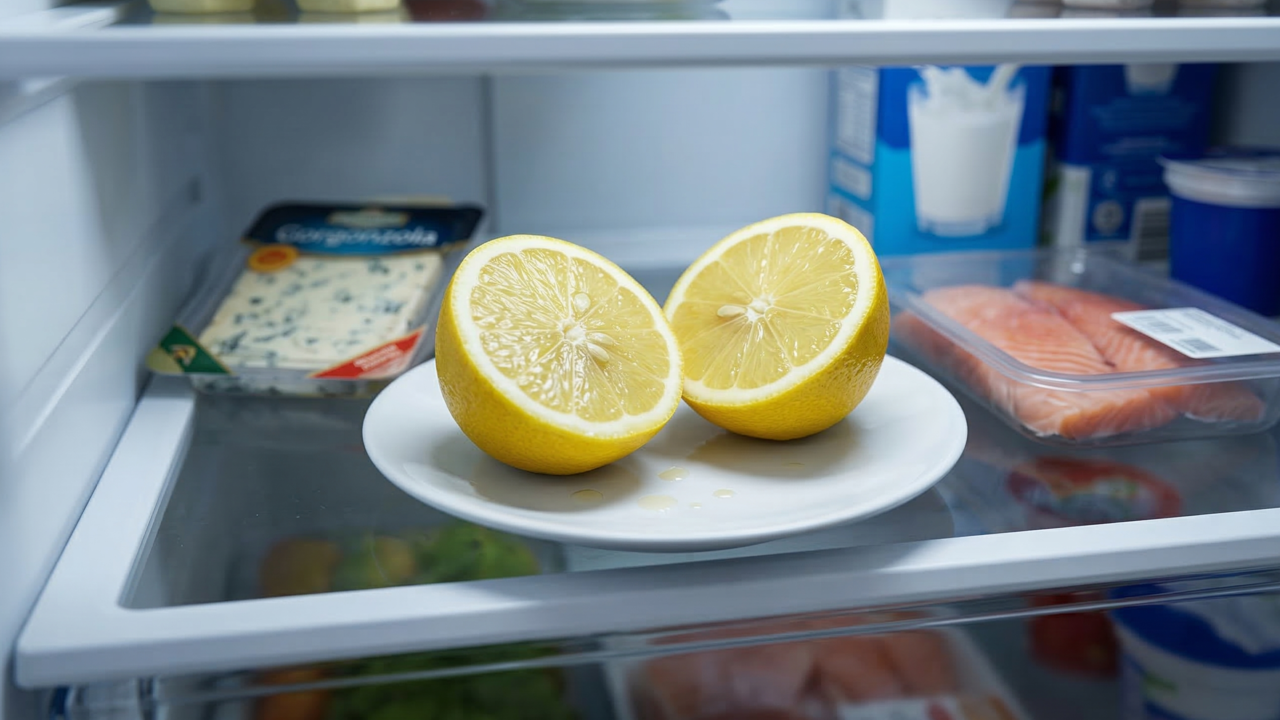Poucos sabem para que serve colocar limão na geladeira aberta durante a noite