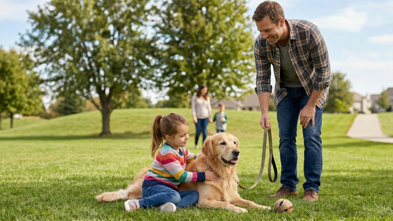 As raças de cães mais indicadas para conviver com crianças pequenas dentro de casa