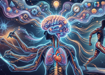 Como o cérebro controla o corpo, respiração, movimentos e pensamentos ao mesmo tempo