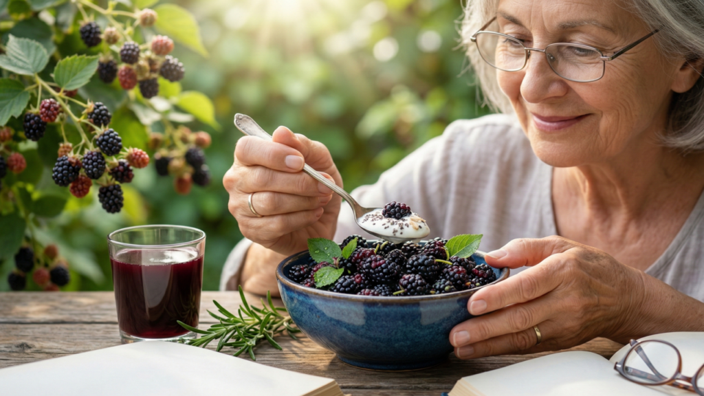 Os efeitos surpreendentes da amora no corpo e na mente