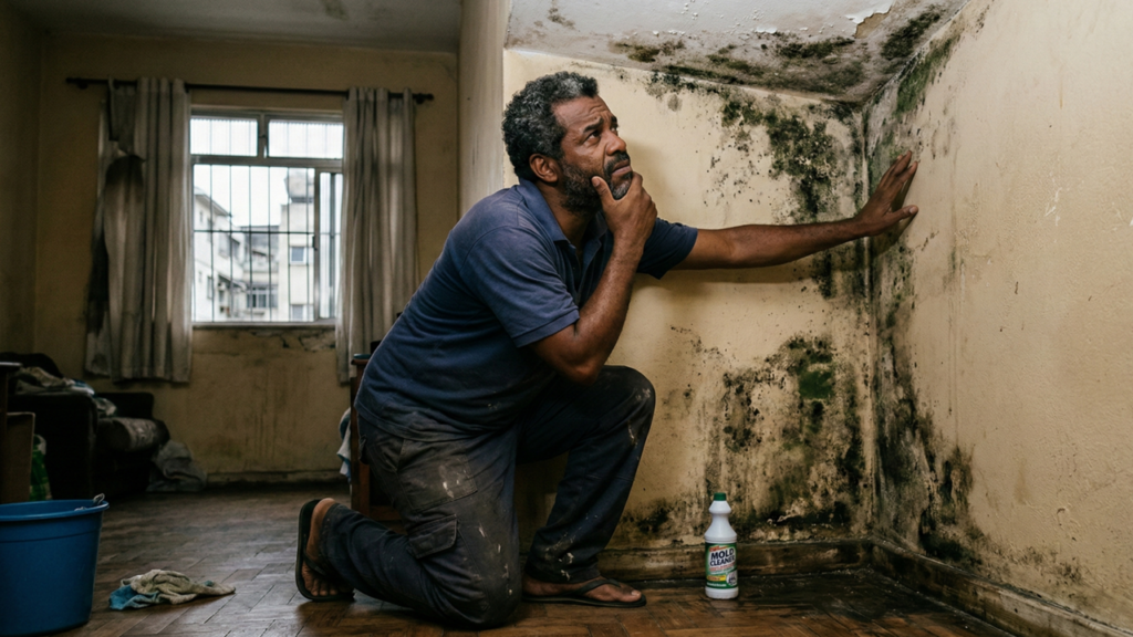 Poucos sabem as principais causas de mofo nas paredes e como eliminar de vez