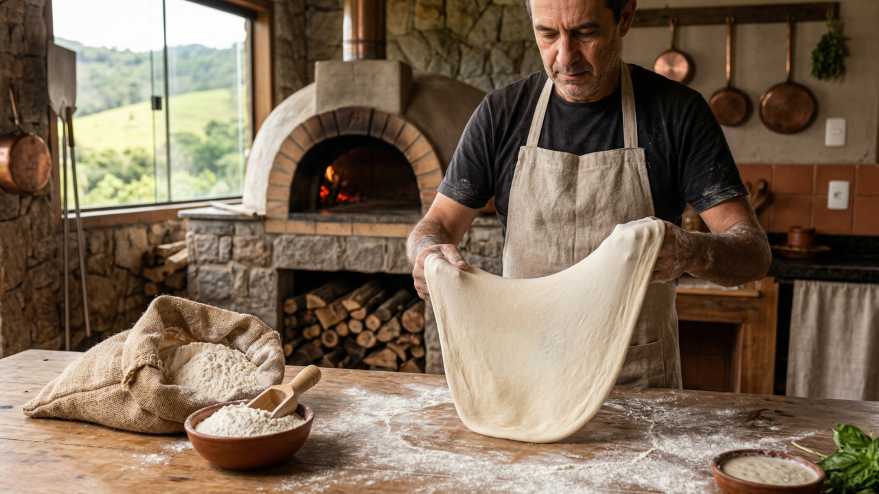 Pizzaiolos italianos concordam, a melhor farinha para pizza leve e aerada é a tipo 00
