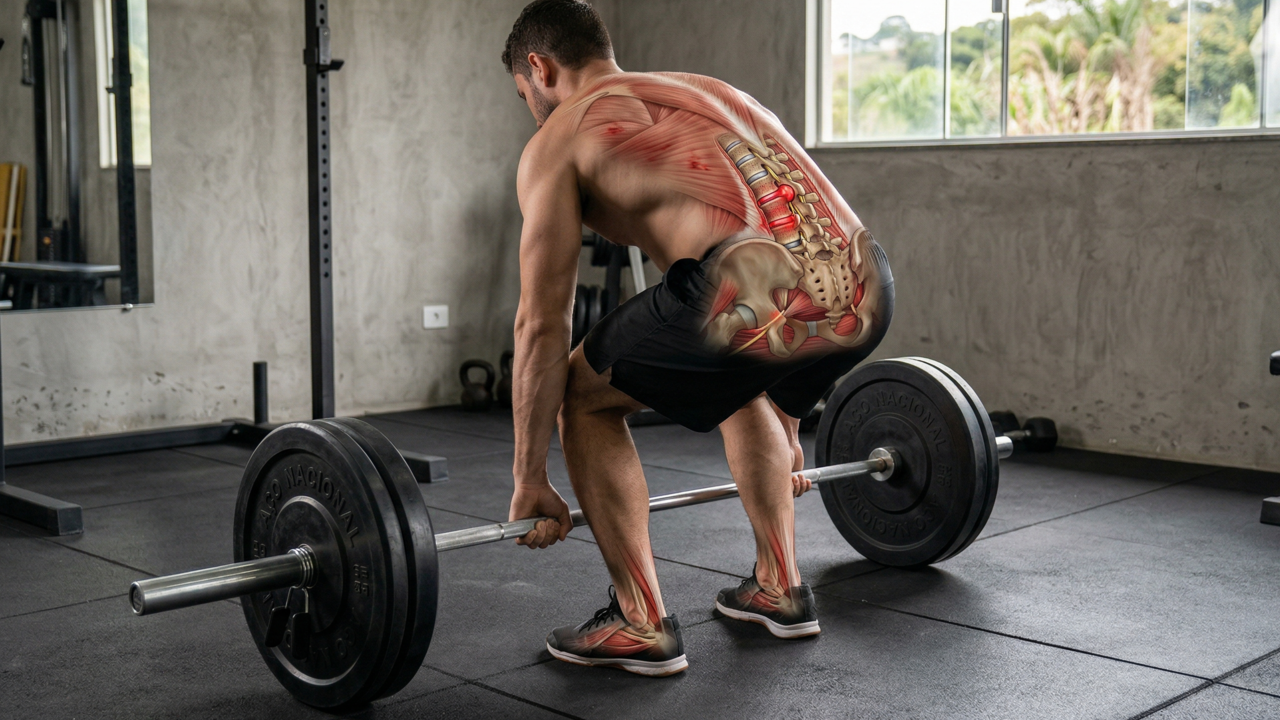 Os erros mais comuns ao levantar peso em casa que podem causar dores nas costas e como evitar