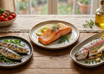 3 peixes ricos em proteína e ômega-3 recomendados para pessoas acima dos 50