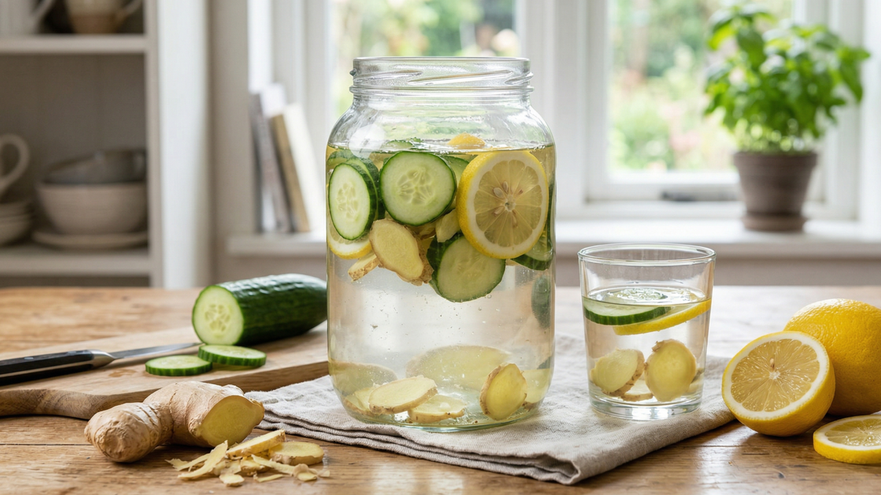 3 bebidas simples que ajudam a desintoxicar o organismo e podem ser feitas com ingredientes da cozinha