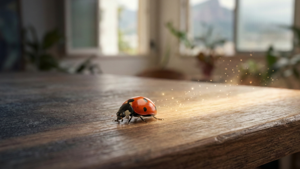 O que significa quando uma joaninha aparece dentro da sua casa, de acordo com o Feng Shui