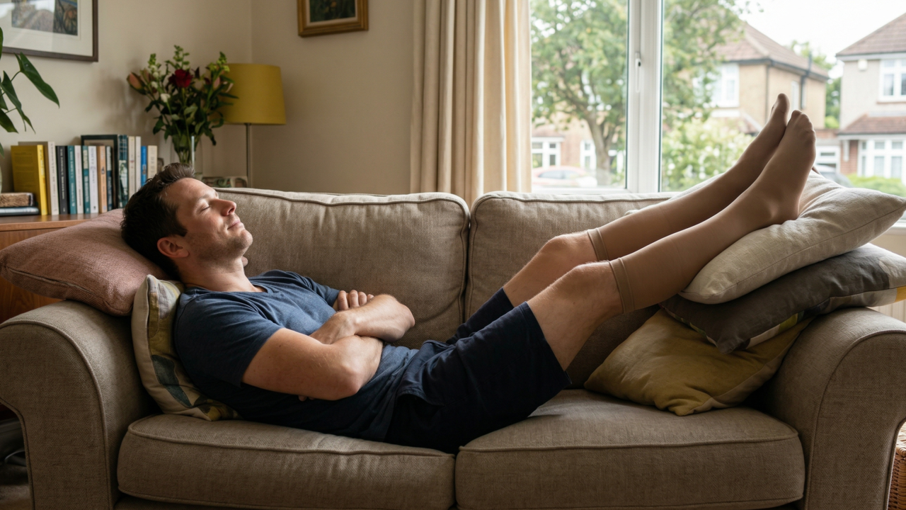 Por que você deve elevar as pernas por alguns minutos após um dia longo, o hábito que pode ajudar na circulação e reduzir o inchaço