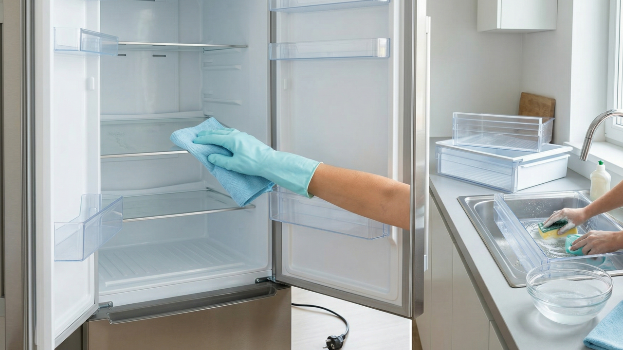 A melhor forma de limpar a geladeira e conservar melhor os alimentos