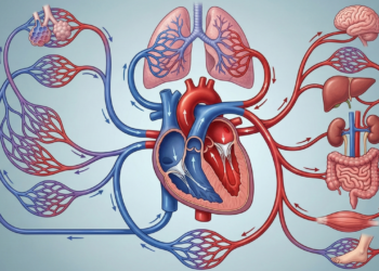 Como o coração coordena o fluxo sanguíneo entre pulmões, órgãos e tecidos do corpo