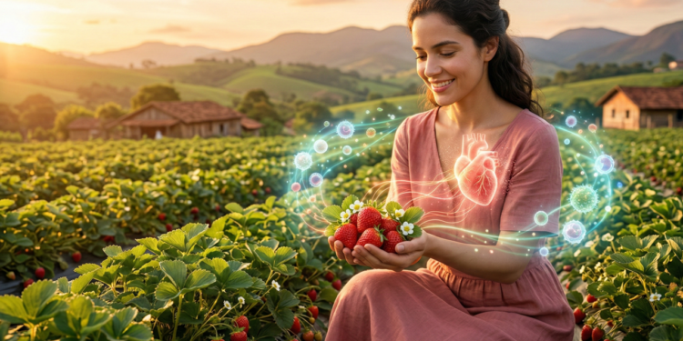 Como o morango fortalece a imunidade e protege o coração naturalmente