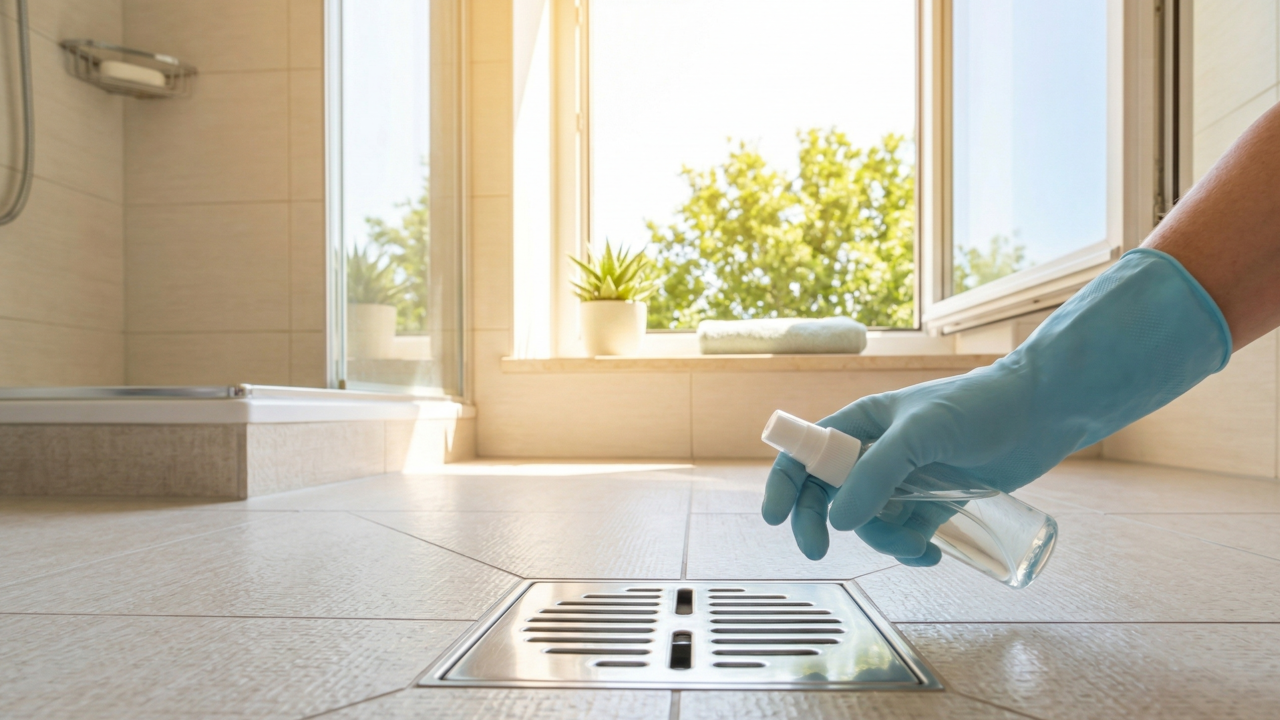 Como limpar o ralo do banheiro quando ele já está com cheiro forte de esgoto