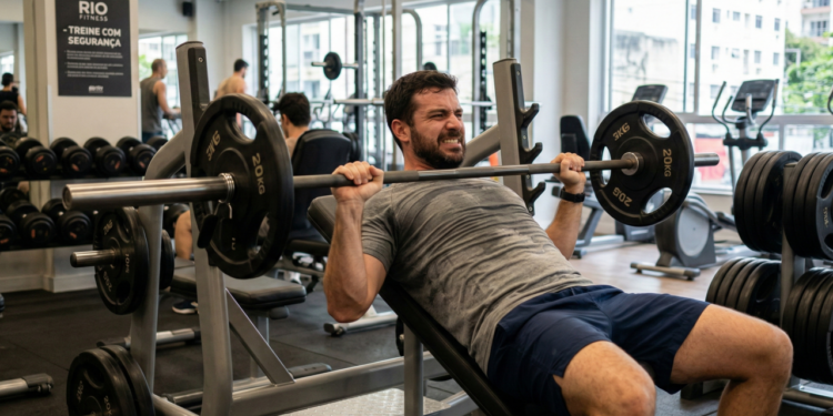 Os erros comuns no supino que podem prejudicar seus ombros e como evitá-los