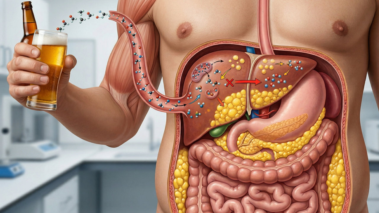 O que acontece com o fígado e o metabolismo de quem consome bebidas alcoólicas com frequência