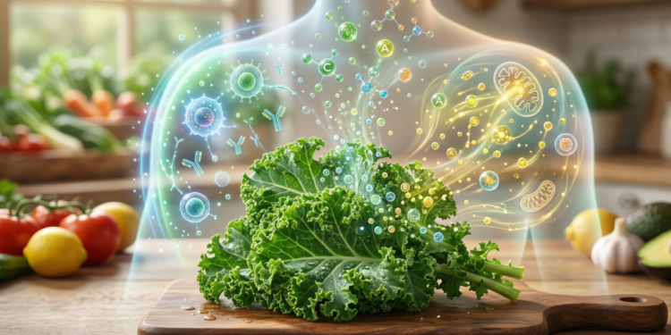 Nutrientes da couve que fortalecem o sistema imunológico e o metabolismo