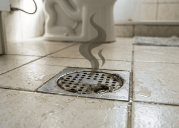 O que significa aparecer mau cheiro vindo do ralo mesmo com a casa limpa