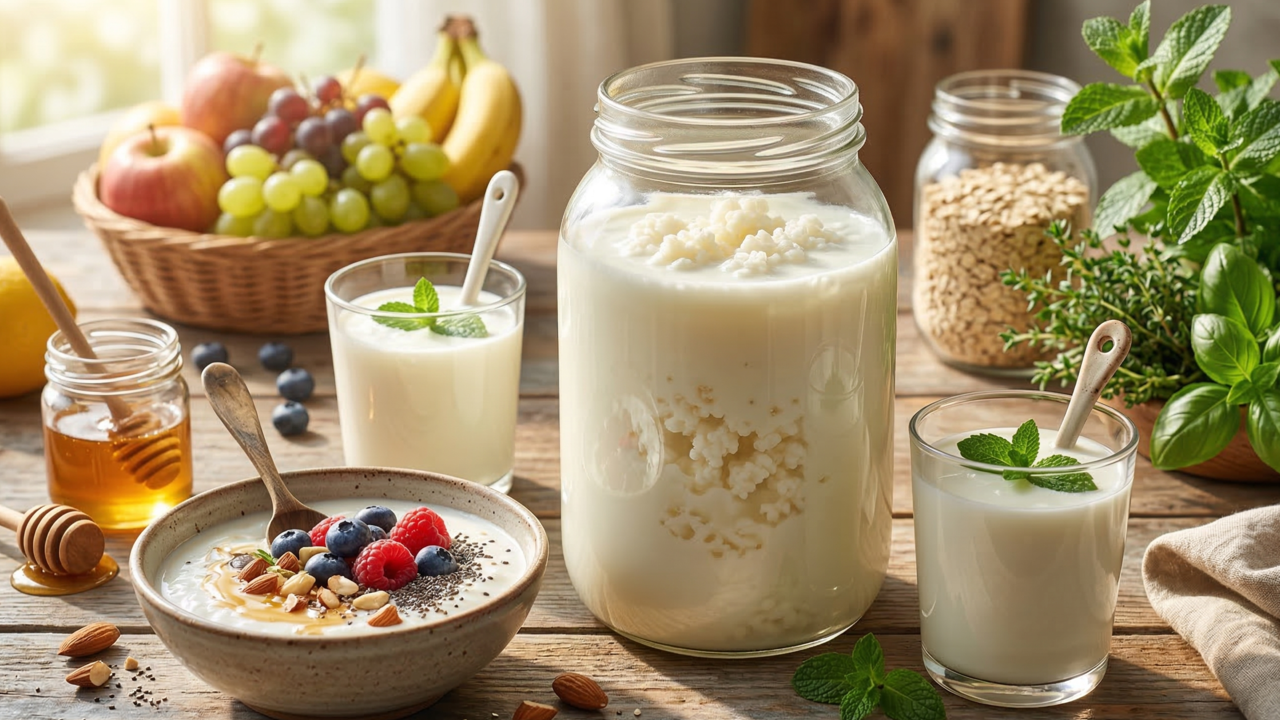 O alimento fermentado que ajuda a fortalecer a flora intestinal e é conhecido como “o iogurte do Cáucaso”